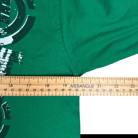 Y2K Element Block Print Grunge T-Shirt, Size Large - Picture 7 of 10